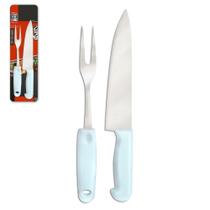 Kit Churrasco Inox Classic 2Pç - Wellmix