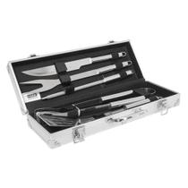 Kit Churrasco Maleta Completa De Inox Detroit Fixxar