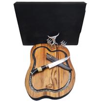 Kit Churrasco Personalizado Artesanal Damascus BBQ Kit Churrasco Personalizado Artesanal Damascus BBQ