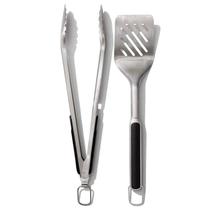 Kit Churrasco Pinça e Espátula Grande Aço Inox - OXO