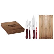 Kit Churrasco Polywood - 15 Peças - Vermelho - 21198/770 - Tramontina