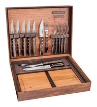 Kit Churrasco Polywood Castanho 15 Peças Tramontina
