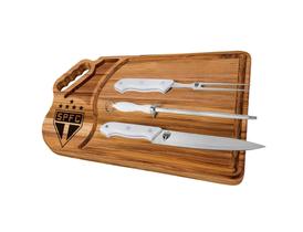 Kit Churrasco São Paulo Personalizado com Time Presente Pais Namorados