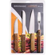 Kit Churrasco Simonaggio 4Pecas Blister 350.174.9052.400