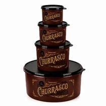 Kit Churrasco Supremo 4 peças Kit Churrasco Supremo 4 peças