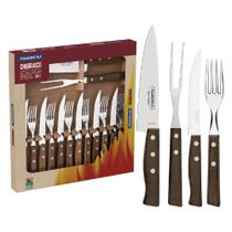 Kit Churrasco Tramontina 14 Peças Madeira Natural 22299011