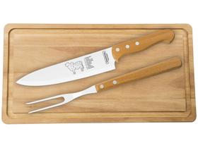 Kit Churrasco Tramontina 22399076 - 3 Peças Kit Churrasco Tramontina 22399076 - 3 Peças