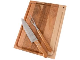 Kit Churrasco Tramontina 40x28x3,7cm 3 Peças