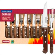 Kit Churrasco Tramontina Jogo Talheres Com 12 Pecas