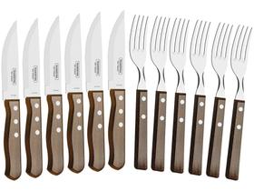 Kit Churrasco Tramontina Jumbo - 12 Peças Kit Churrasco Tramontina Jumbo - 12 Peças