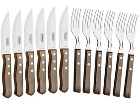 Kit Churrasco Tramontina Jumbo - 12 Peças Kit Churrasco Tramontina Jumbo - 12 Peças
