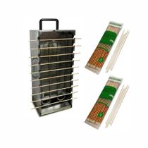 Kit - Churrasqueira 10 Espetinhos Churrasquito Elétrico Pr-199e 127v + 100 Espetinhos - Progás Kit - Churrasqueira 10 Espetinhos Churrasquito Elétrico Pr-199e 127v + 100 Espetinhos - Progás