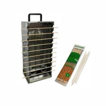 Kit - Churrasqueira 10 Espetinhos Churrasquito Elétrico Pr-199e 220v + 50 Espetinhos - Progás Kit - Churrasqueira 10 Espetinhos Churrasquito Elétrico Pr-199e 220v + 50 Espetinhos - Progás