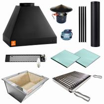 Kit Churrasqueira Gourmet Makeer Grelha Argentina 1623 Kit Churrasqueira Gourmet Makeer Grelha Argentina 1623