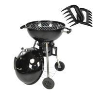 Kit Churrasqueira Parma 22,5 e Garra de Plástico para Churrasco Estrutura Reforçada e Praticidade no Manuseio