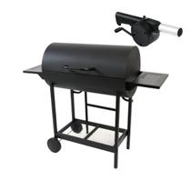 Kit Churrasqueira Potenza e Soprador para Churrasco Estrutura Reforçada e Acendimento Rápido