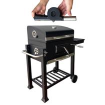 Kit Churrasqueira Torino e Soprador para Churrasco Estrutura Reforçada e Acendimento Prático