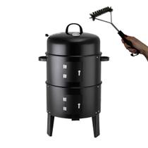 Kit Churrasqueira Verona com Escova para Limpeza de Grelha Compacta, Resistente e Fácil de Manter
