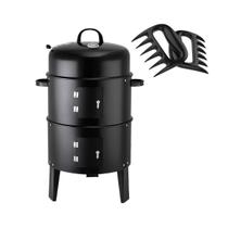 Kit Churrasqueira Verona e Garra de Plástico para Churrasco Estrutura Resistente e Praticidade no Manuseio
