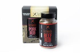 Kit Churrasqueiro Temperos Beef Rub e Pork Rub 140g