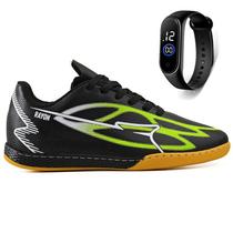 Kit Chuteira Futsal Futebol Salao Quadra Sintetica + Relogio Adulto Kit Chuteira Futsal Futebol Salao Quadra Sintetica + Relogio Adulto