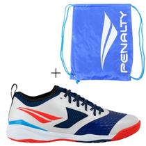 Kit Chuteira Futsal Penalty Max 1000 CBFS+Sacola Esportiva Cor:Vermelho+BrancoTamanho:40Gênero:Homem Kit Chuteira Futsal Penalty Max 1000 CBFS+Sacola Esportiva Cor:Vermelho+BrancoTamanho:40Gênero:Homem