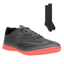 Kit Chuteira Futsal Topper Slick IV + Meião