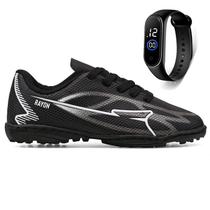 Kit Chuteira Infantil Futebol Campo Society Meninos + Relógio Kit Chuteira Infantil Futebol Campo Society Meninos + Relógio