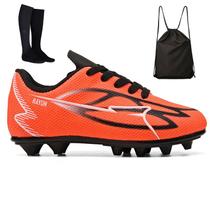 Kit Chuteira Infantil Futebol Meninos Trava Campo Grama Natural + Mochila + Meião Kit Chuteira Infantil Futebol Meninos Trava Campo Grama Natural + Mochila + Meião