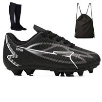 Kit Chuteira Infantil Futebol Meninos Trava Campo Grama Natural + Mochila + Meião Kit Chuteira Infantil Futebol Meninos Trava Campo Grama Natural + Mochila + Meião