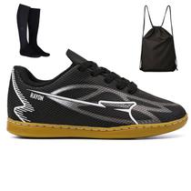 Kit Chuteira Infantil Futsal Meninos Quadra Futebol de Salão + Mochila + Meião Kit Chuteira Infantil Futsal Meninos Quadra Futebol de Salão + Mochila + Meião