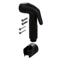 Kit Chuveirinho Higiênica C/Suporte Preto