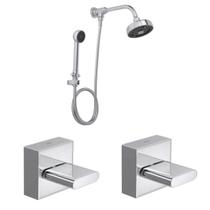 Kit Chuveiro Acqua Plus E 2 Acab De Registro Polo - Deca Kit Chuveiro Acqua Plus E 2 Acab De Registro Polo - Deca