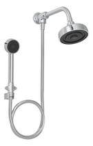 Kit Chuveiro Deca Acqua Plus Cromado com Ducha Manual, Autolimpante e Jato Linear 1990CSTDKITN
