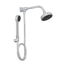 Kit Chuveiro Deca com Desviador Universal Redondo de Parede Cromado 1990.C.STD.KIT.N