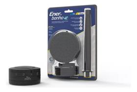 Kit Chuveiro Ducha EnerBanho 4T Preto 5500W 127V + Braço Para Chuveiro 30Cm Enerbras