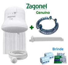 Kit Chuveiro Ducha Ideale Plus 4 Temp 220v 6800w - Zagonel Kit Chuveiro Ducha Ideale Plus 4 Temp 220v 6800w - Zagonel