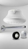 Kit Chuveiro Elétrico 4 Opções + Braço + Fita Isolante 127V
