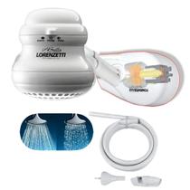 Kit Chuveiro Loren Bello 5500w + Pressurizador Maxi Turbo Lorenzetti 220v