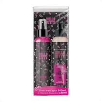Kit Cia da Natureza Hello Kitty Pink Rock: Body Splash 240ml e Loção Hidratante 230ml Kit Cia da Natureza Hello Kitty Pink Rock: Body Splash 240ml e Loção Hidratante 230ml