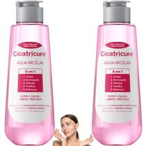 Kit Cicatricure Água Micelar 5 em 1 Rosto Facial Demaquila