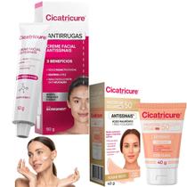 Kit Cicatricure Antirrugas Protetor Solar Fps50 Antissinais Kit Cicatricure Antirrugas Protetor Solar Fps50 Antissinais