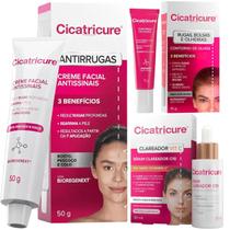 Kit Cicatricure Clareador Vit C Contorno De Olhos Creme Anti