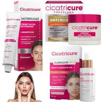 Kit Cicatricure Contorno Dos Olhos Porcelana Sérum Nano C10