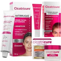 Kit Cicatricure Contorno Olhos Porcelana Antirrugas Antissin