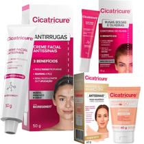 Kit Cicatricure Creme Diurno Contorno Olhos Protetor Solar