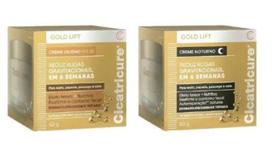 Kit cicatricure gold lift creme diurno fps30 + creme noturno 50g 2 produtos