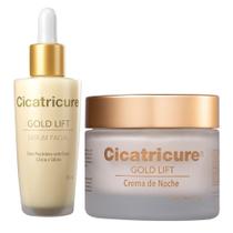 Kit Cicatricure Gold Lift - Creme Noturno 50g + Sérum Facial 30ml