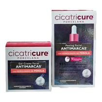 Kit Cicatricure Porcelana Antimarcas Sérum 30ml + Gel Creme Nutritivo 50g