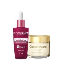 Kit Cicatricure Porcelana Peeling Gold Lift Diurno Sérum Creme (2 produtos)